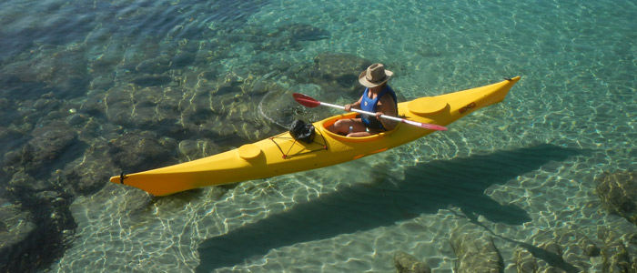 Ischia in canoa